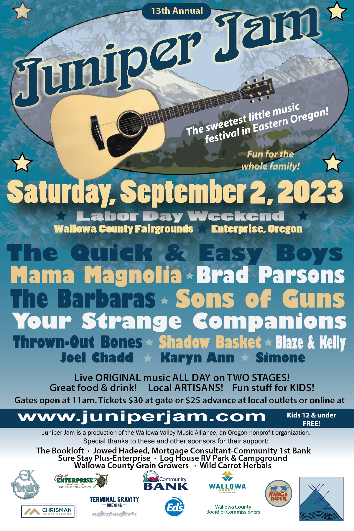 Juniper Jam Wallowa Valley Music Alliance 4892