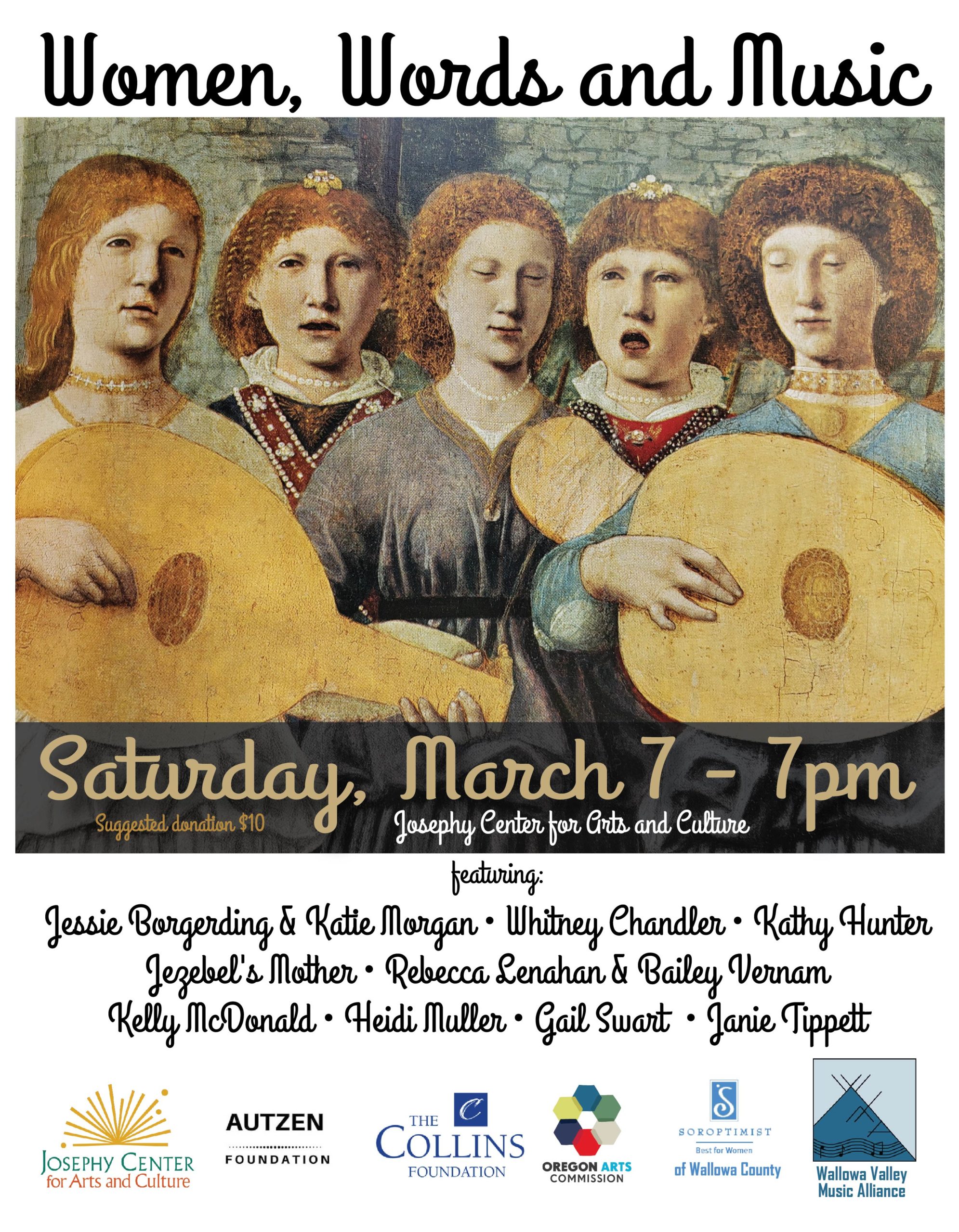 Women, Words & Music | Wallowa Valley Music Alliance